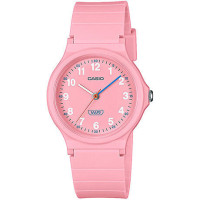 Casio LQ‑24B‑4BEF Γυναικείο Αναλογικό Ρολόι με Ροζ Καουτσούκ Λουράκι